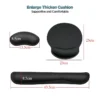cn-11134207-7r98o-lqt1nxzalqute3.webp 2PCS Wrist Rest Pad Keyboard Pad Mousepads Ergonomic Support Pad Comfortable Relief Non Slip For PC Computer Laptop