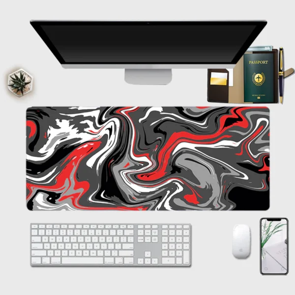 Personalized Large Mousepads Texture Desk Mats Big Rubber Mouse Pad Home Office Random