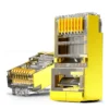 my-11134207-7r98r-lnd082bo2fsted.webp Cat6 RJ45 Connector 8p8c Plug Cat5 Network Crystal Head Rj45 CAT5E Modular Jack Keystone Rj45 Gold