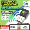 600Mbps Dual Band Wireless USB WiFi Adapter