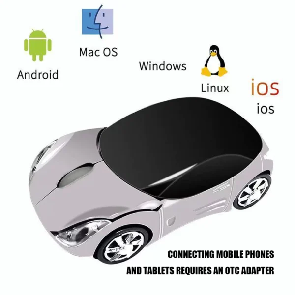 my-11134207-7rasc-m5e3js0ao82zdb.webp Wireless Mouse Silent Ergonomic Gaming Car Mouse 2.4Ghz Receiver 1200 DPI