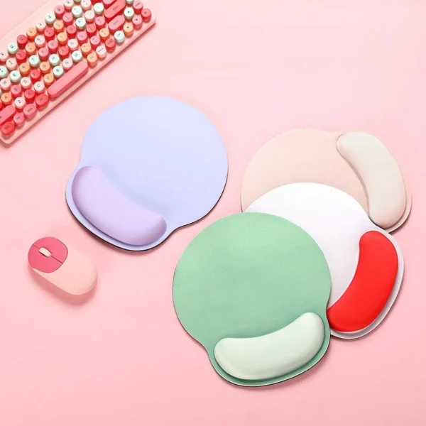 Ergonomic Game Mouse Pad Wrist Rest Support Random Color