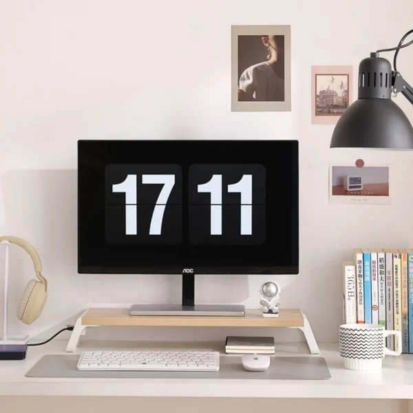 Computer Monitor Height Stand USB Docking Station Display Base