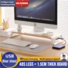 Computer Monitor Height Stand USB Docking Station Display Base
