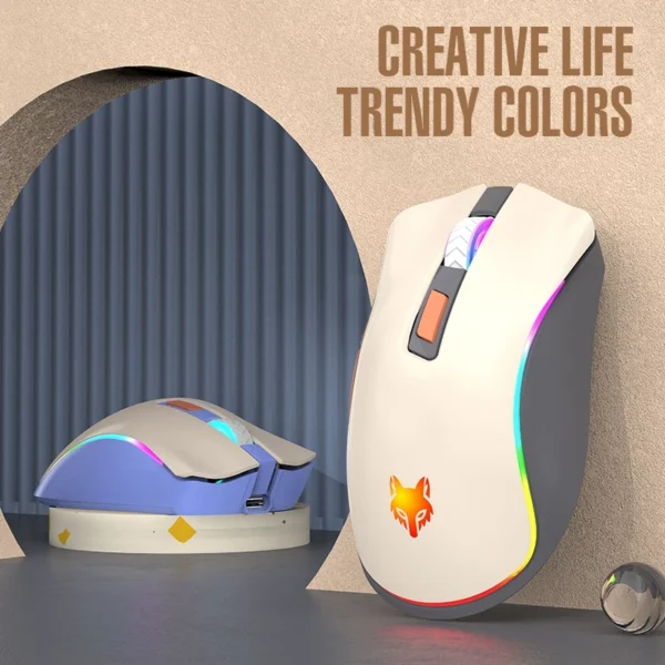 my-11134207-820l9-mgex99bip157c5.webp XYH52 Wireless Bluetooth 2.4G Dual Mode Mouse RGB Light Rechargeable