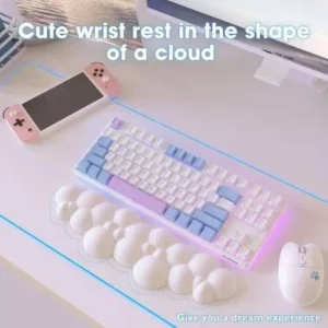 sg-11134201-7ra2f-m5ck6c7uae6maf.webp Glink Cloud Keyboard Mouse Wrist Pad Typing Wrist Rest Foam Leather Memory Foam Palm Rest
