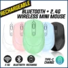 sg-11134201-7rauf-mawh96wydcggdf.webp Wireless Mouse Bluetooth 2.4Ghz Receiver Optical Adjustable Rechargeable Random Color