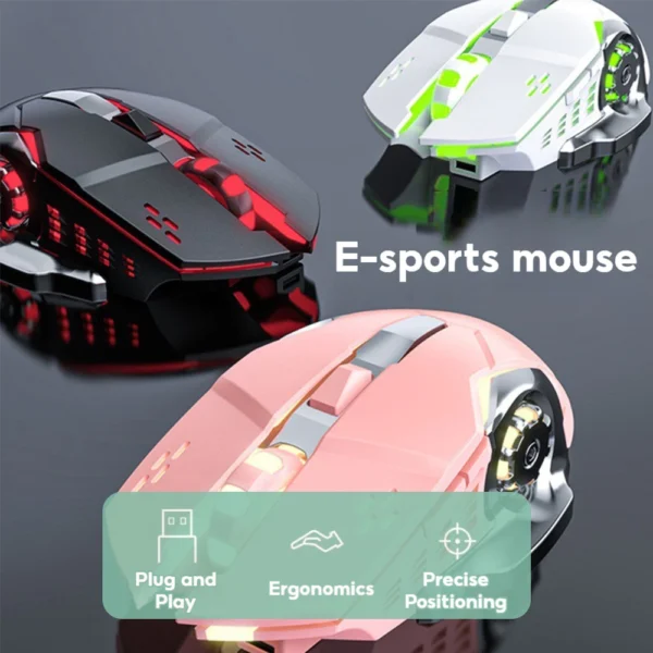sg-11134201-7rdwn-m16tlecd00y661.webp Wireless Bluetooth Gaming Mouse Random Color