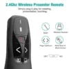 sg-11134201-7rfew-m3bhqmgrxm1x40.webp R400 Portable Wireless Presenter Pointer 2.4Ghz USB PPT Red Laser with Remote Control