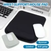 Square Mouse Pad EVA Non Slip Mice Mat Support Wristband