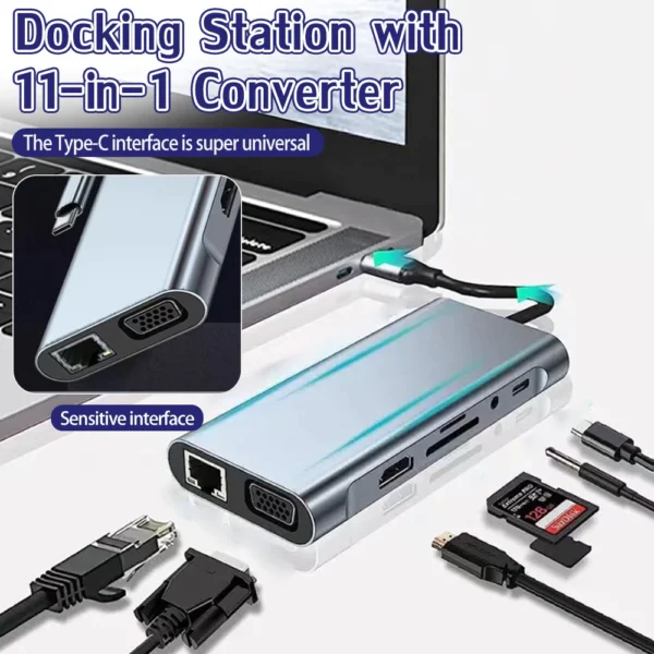 11 in 1 Type C Docking Station