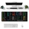 Excel Shortcut Keys Mouse Pad Extended Large Office Spreadsheet Gaming Mousepads